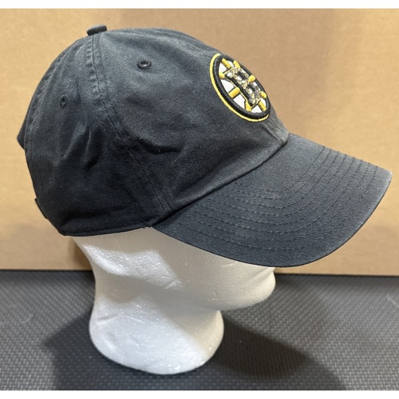 Boston Bruins Bedazzled B Hat Strapback Black NHL Hockey 47 Brand - Picture 2 of 10